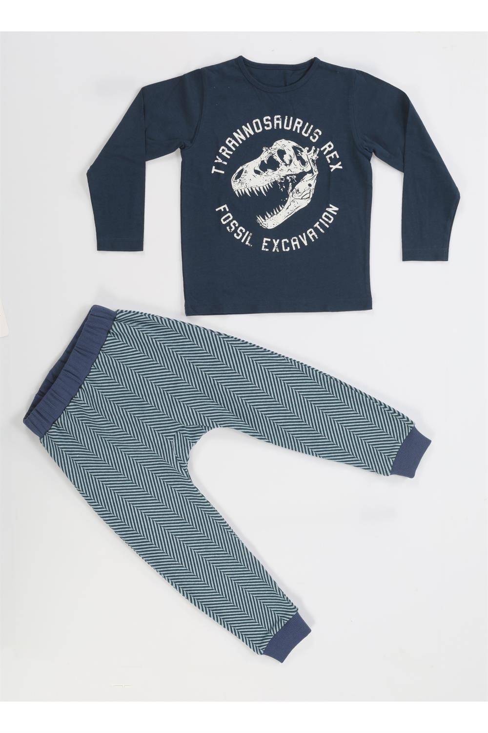 fossil erkek çocuk baggy pantolon + t-shirt takim k - Justyol