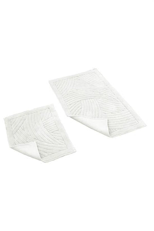 geometrik desen 2li set banyo paspas takimi %100 doğal pamuklu paspas klozet takimi - Justyol