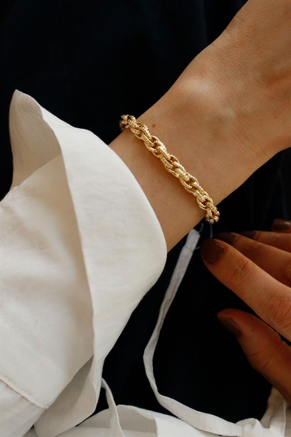 Gold Bileklik Yeni 01 - Justyol