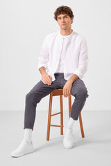 standart fit dokuma hafif esnek chino erkek pantolon - 82178 - Justyol