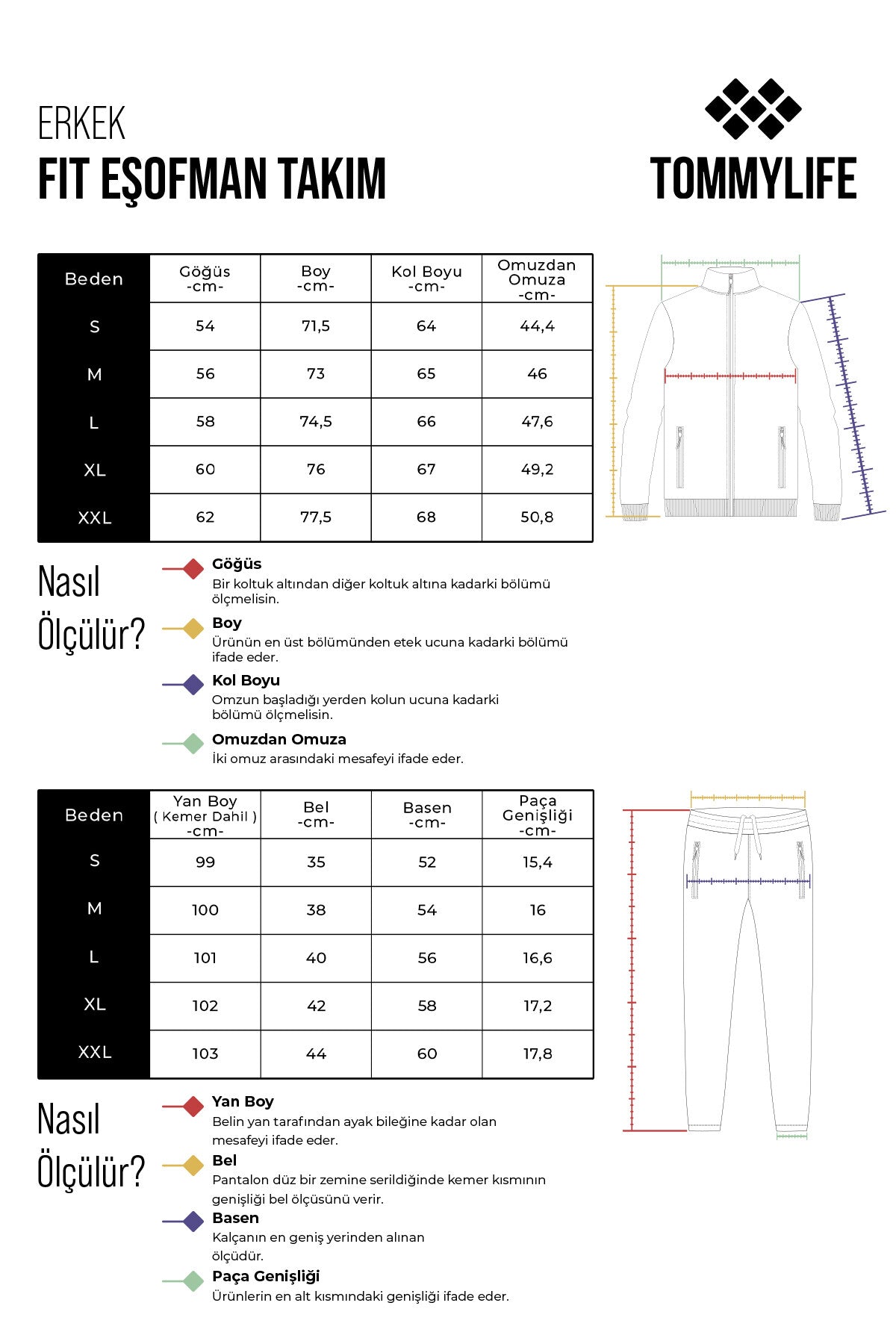 lacivert pamuklu kalin yumuşak dokulu comfort fit basic erkek eşofman takim - 85260 - Justyol