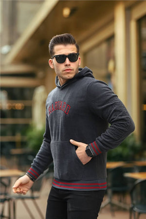 Harvard Nakışlı Polar Sweatshirt - Justyol
