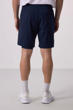 polyester ince yumuşak standart fit erkek taytli şort - 81287 - Justyol