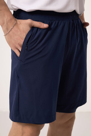 polyester ince yumuşak standart fit erkek taytli şort - 81287 - Justyol
