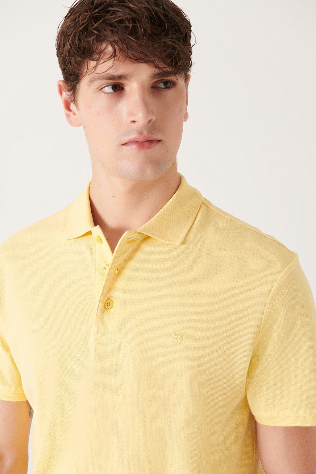 Polo Yaka T-Shirt %100 Pamuk Serin Tutan Regular F - Justyol