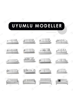 jakarli 3 kişiliklastikli kanepe örtüsü | lastikli koltuk örtüsü | koltuk kilifi - Justyol