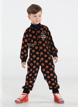 kadife unisex çocuk uzay tulum - Justyol