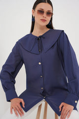 kadin bebe yaka uzun tunik 5967 - Justyol
