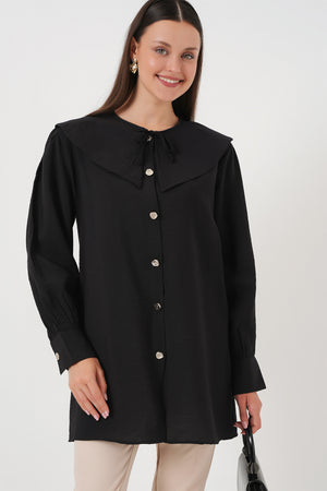 kadin bebe yaka uzun tunik 5967 - Justyol