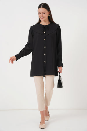 kadin bebe yaka uzun tunik 5967 - Justyol