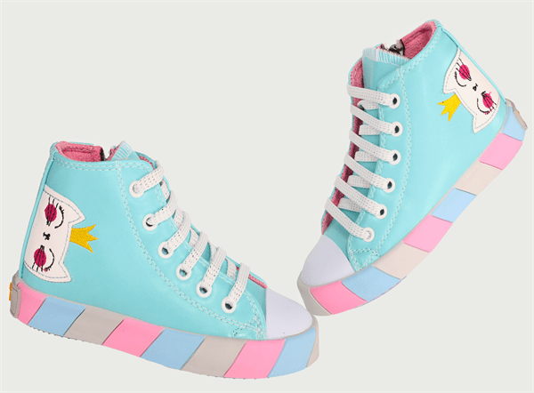 kedi prenseskiz çocuk sneakers - Justyol