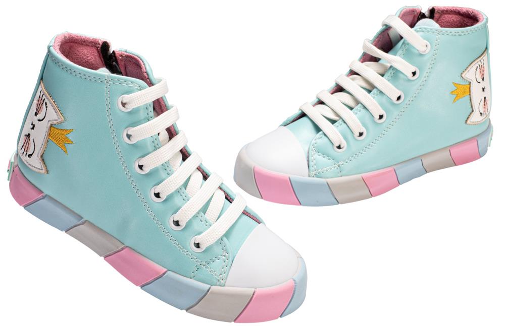 kedi prenseskiz çocuk sneakers - Justyol