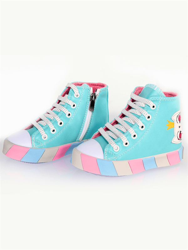 kedi prenseskiz çocuk sneakers - Justyol