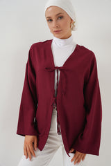 keten tesettür kimono 5968 - Justyol