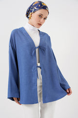 keten tesettür kimono 5968 - Justyol
