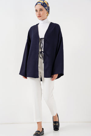 keten tesettür kimono 5968 - Justyol