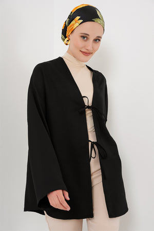 keten tesettür kimono 5968 - Justyol