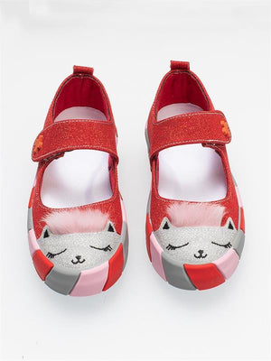 simli kedi kiz sneaker babet - Justyol