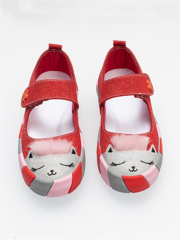 simli kedi kiz sneaker babet - Justyol