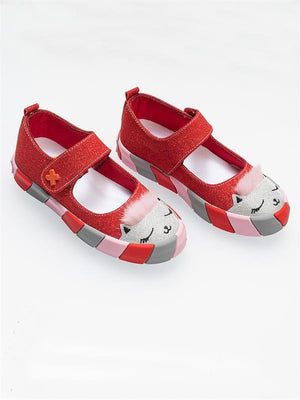 simli kedi kiz sneaker babet - Justyol