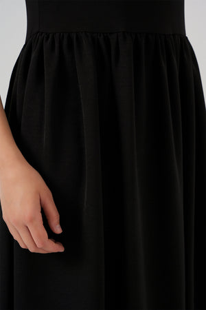 kisa kol uzun elbise 2551 - Justyol