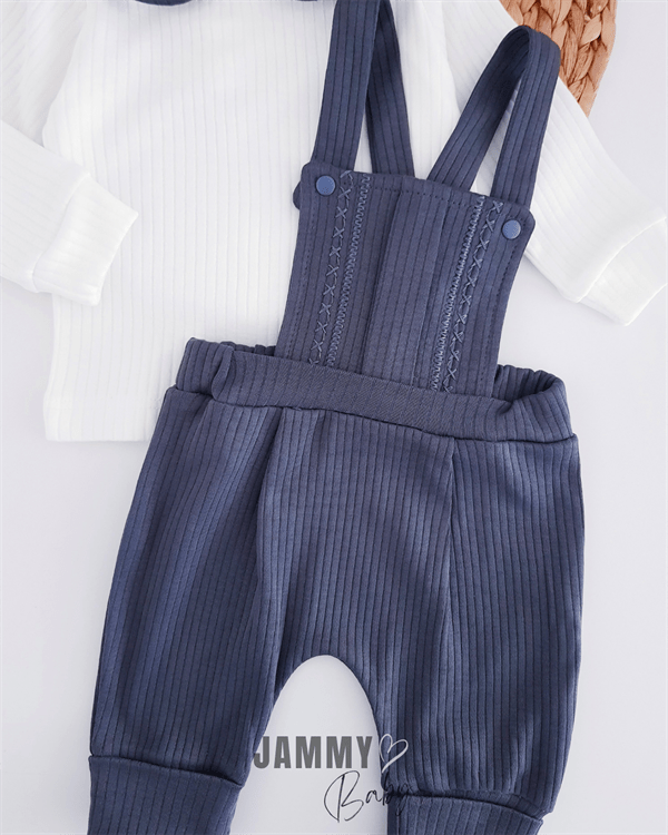 classic zigzag stitched salopet & body set - Justyol