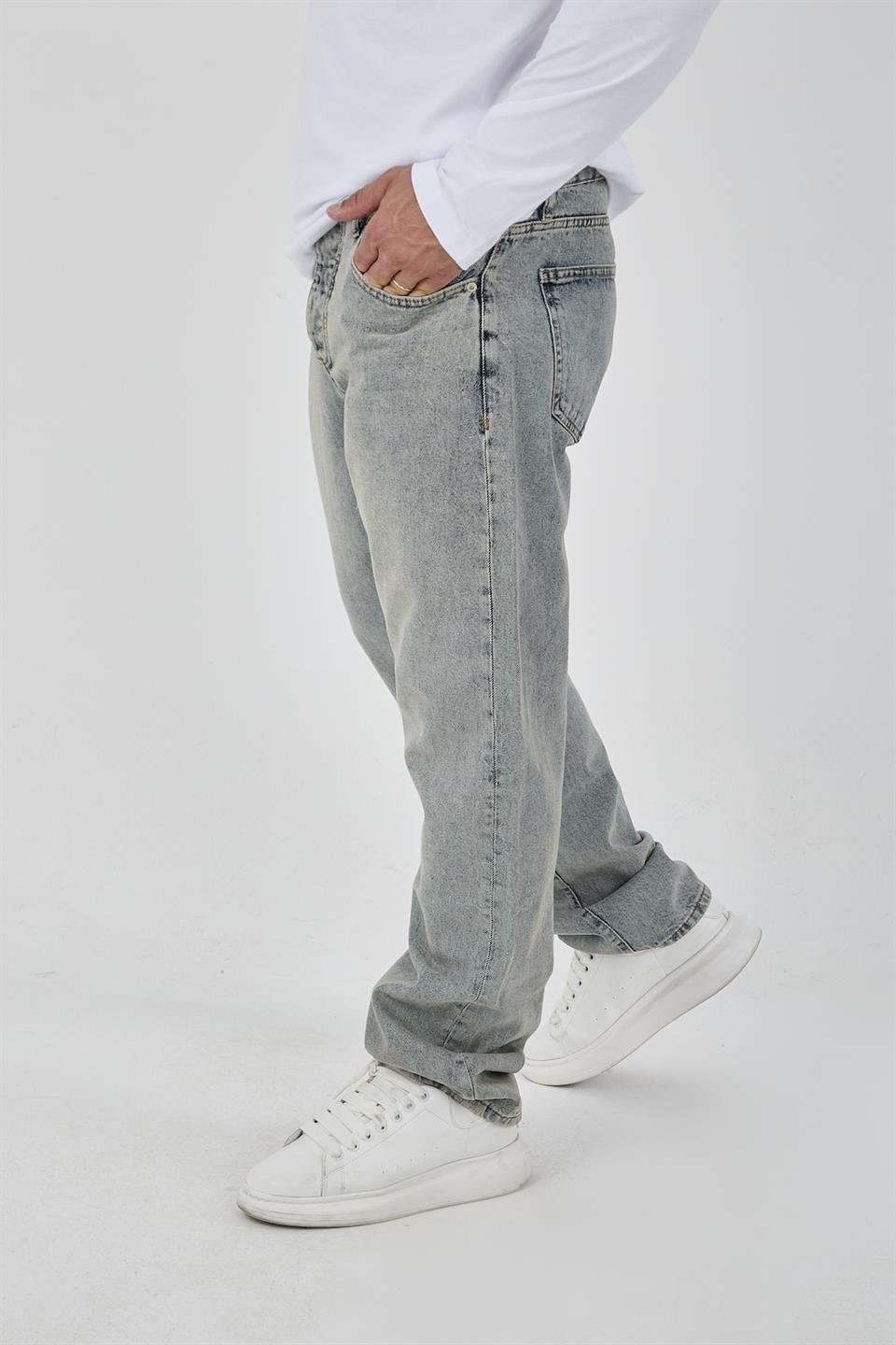 Kot Baggy Kalıp Erkek Pantolon - Justyol