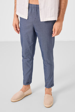 standart fit dokuma hafif esnek chino erkek pantolon - 82178 - Justyol