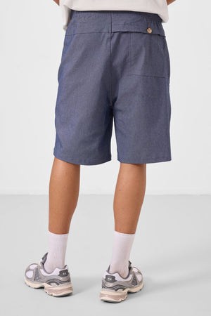 standart fit dokuma hafif esnek chino erkek şort - 81292 - Justyol