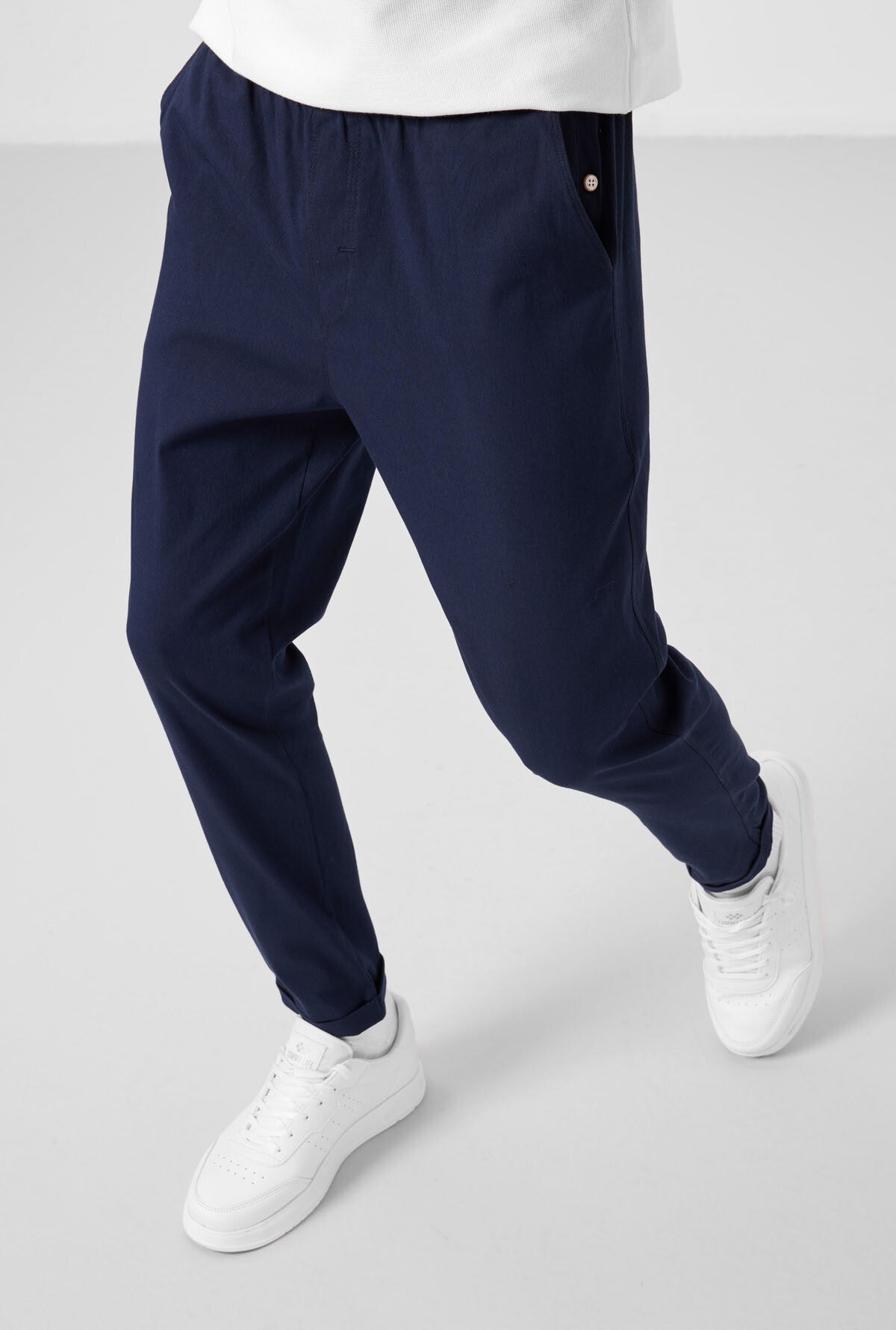 standart fit dokuma hafif esnek chino erkek pantolon - 82178 - Justyol