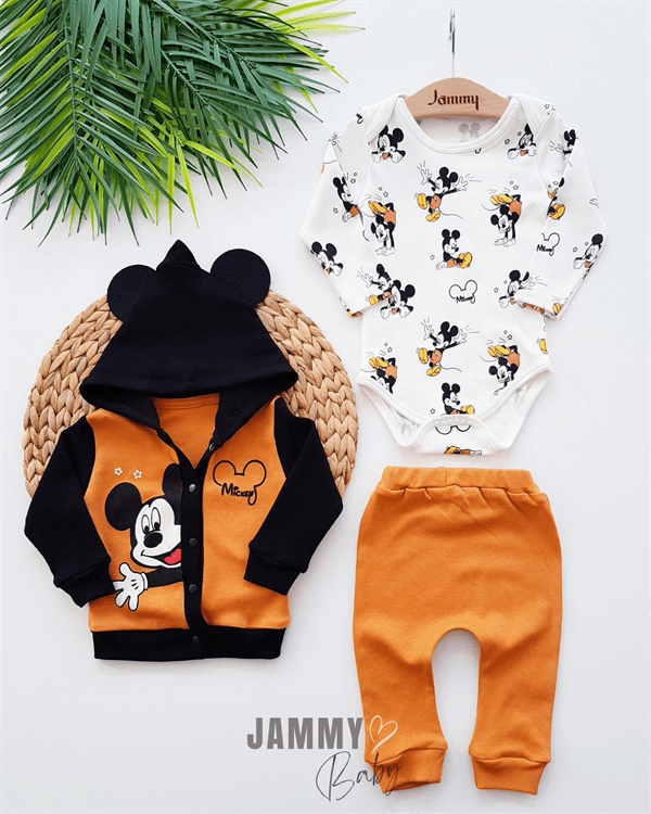 mickey mouse cardigan suit - Justyol