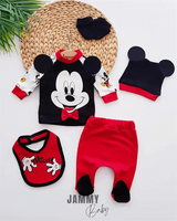 mickey themed 5 piece newborn set - Justyol