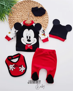 mickey themed 5 piece newborn set - Justyol