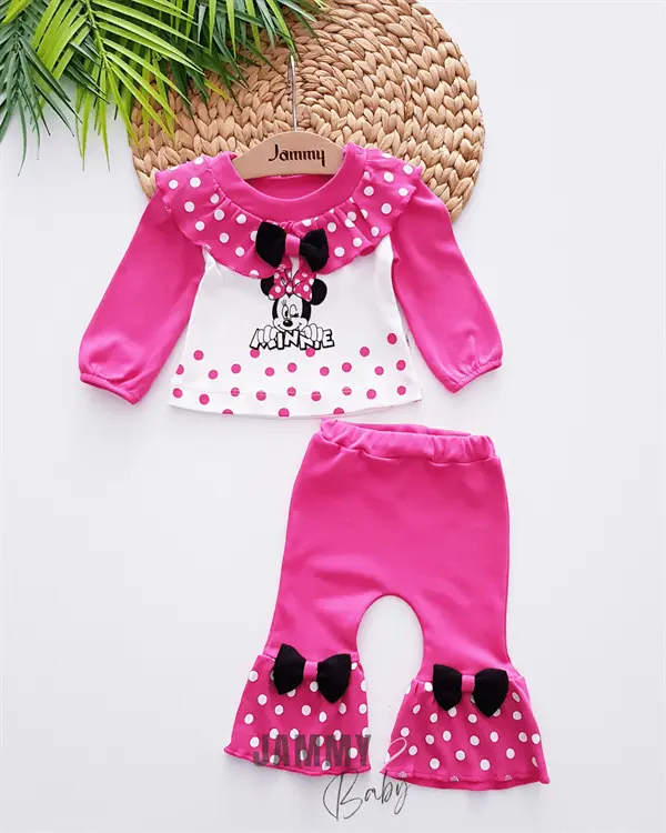 minnie mouse flare 2 - piece set - candy pink - Justyol