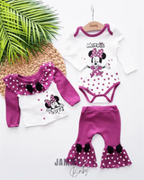 minnie mouse flacardigan suit - red - Justyol