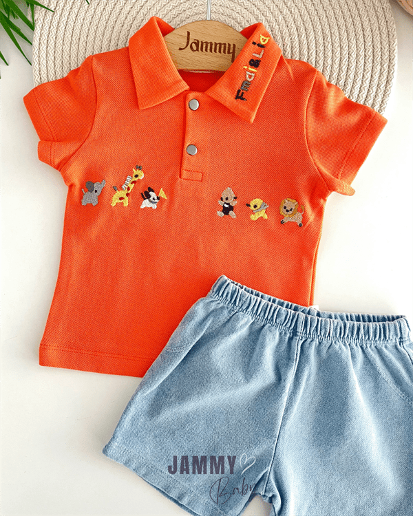 my zoo lacoste t-shirt / shorts set - Justyol