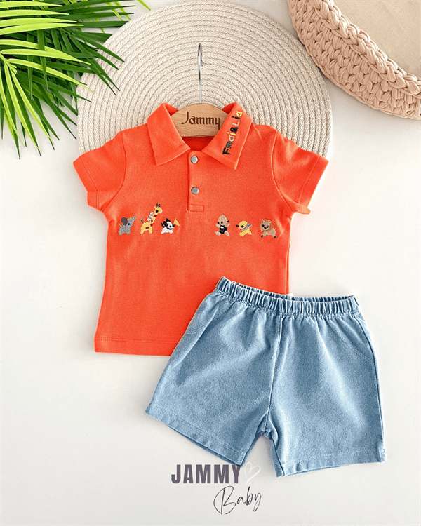 my zoo lacoste t-shirt / shorts set - Justyol