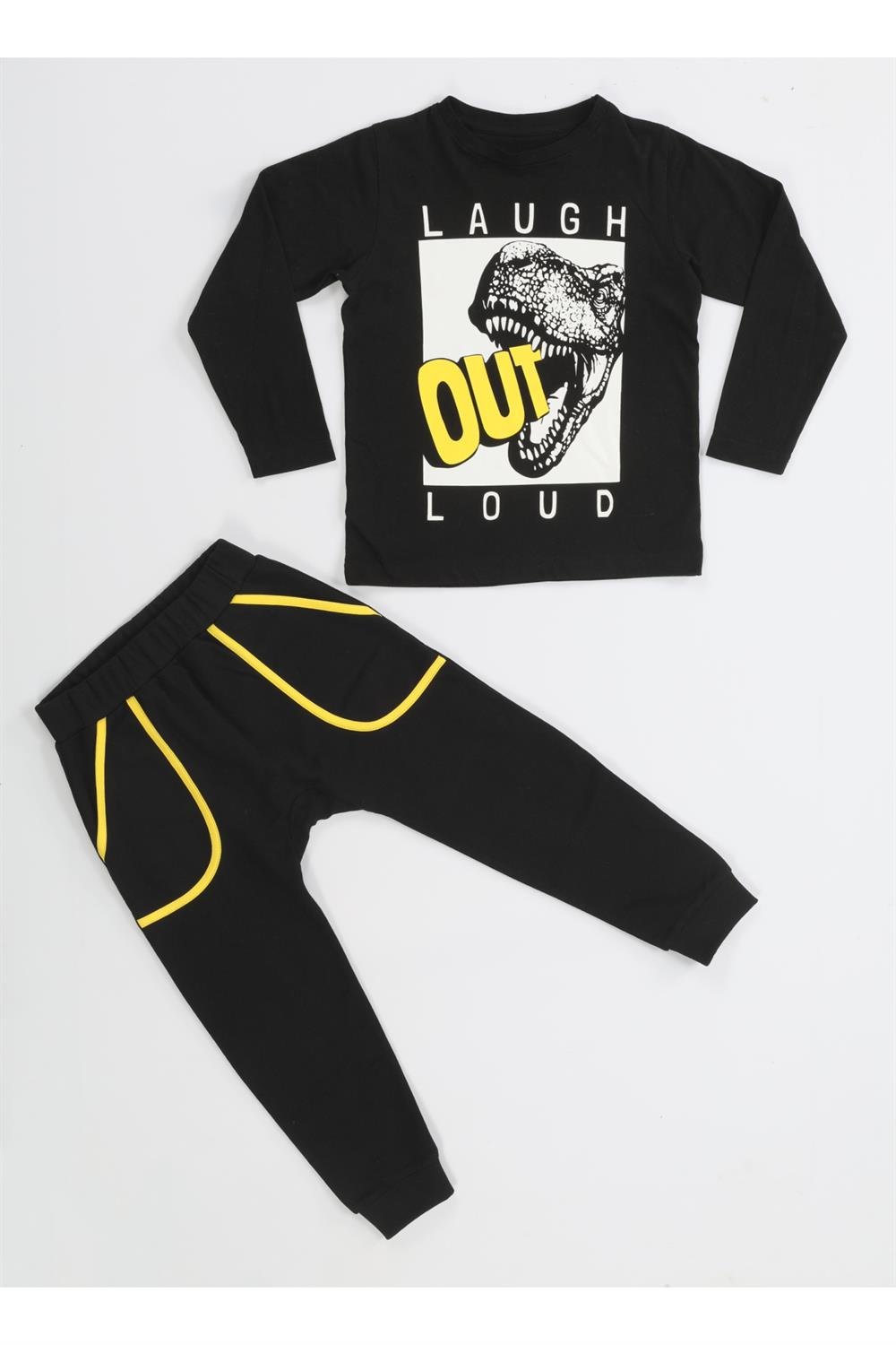 out dinobaggy pantolon + t-shirt takim - Justyol