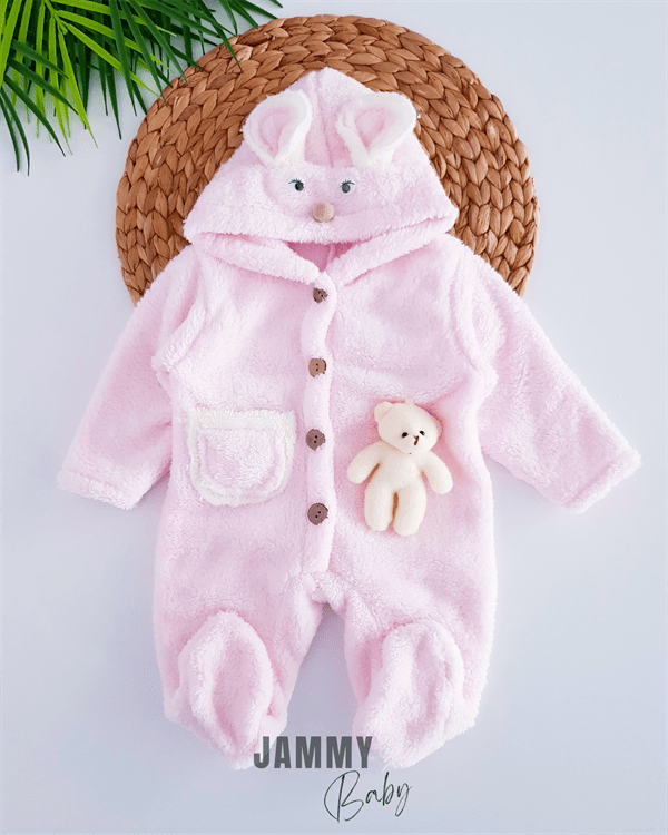 oyuncak ayicikli peluş tulum - mavi - Justyol