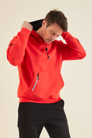 gizli cep detayli erkek sweatshirt - 88289 - Justyol
