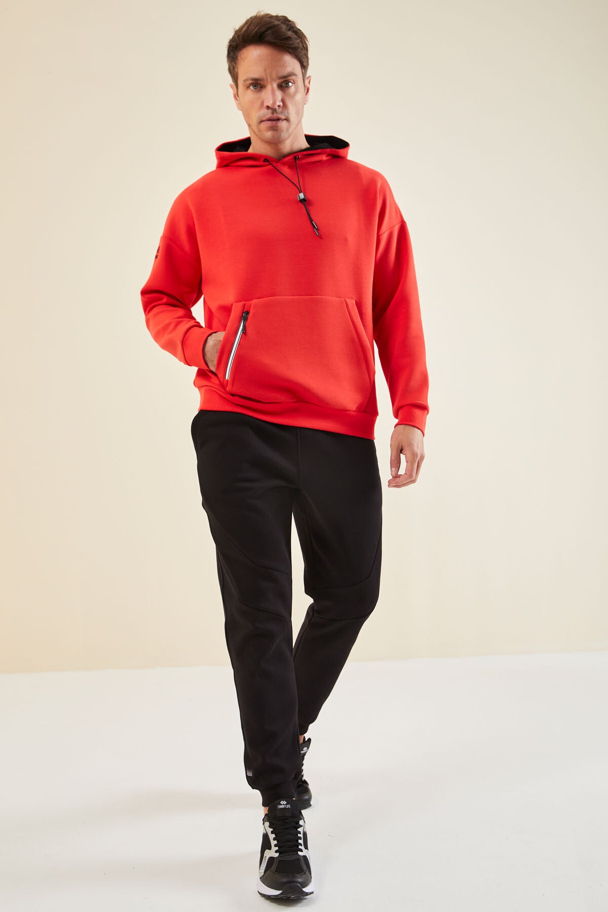 gizli cep detayli erkek sweatshirt - 88289 - Justyol