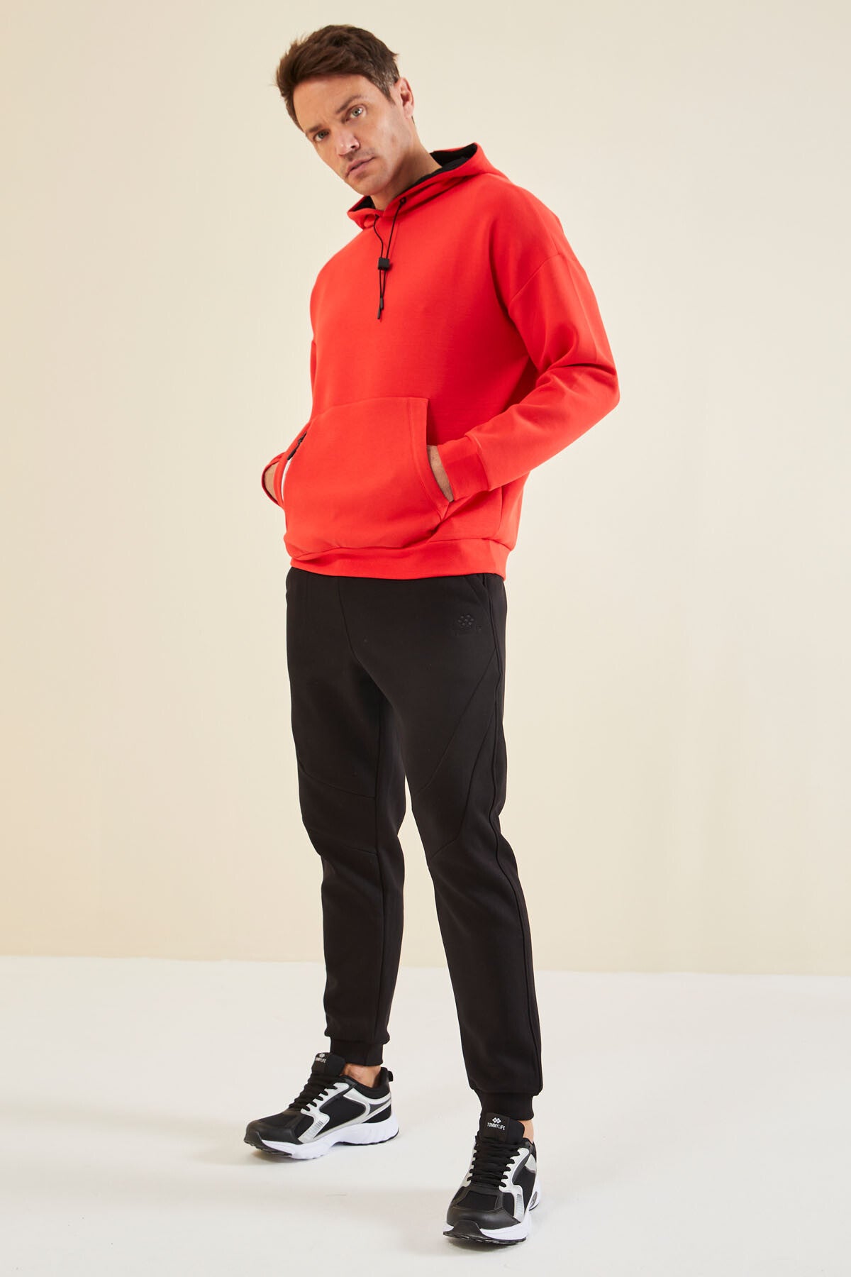 gizli cep detayli erkek sweatshirt - 88289 - Justyol