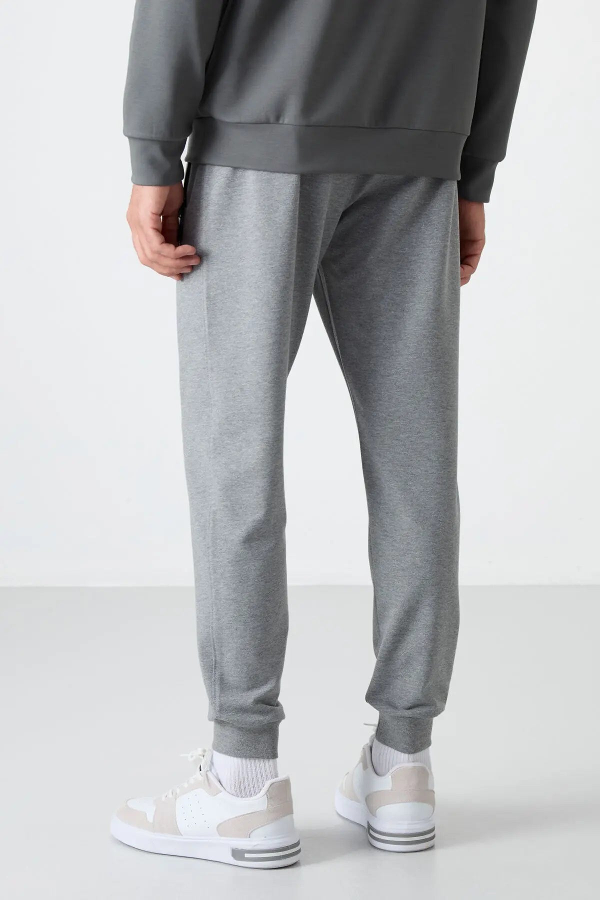 fermuar cepli standart kalip jogger erkek eşofman alt - 84587 - Justyol