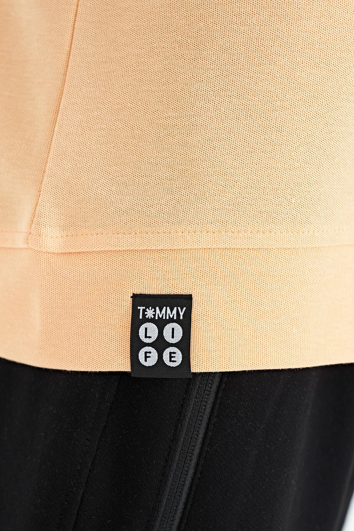 ön yazi nakişli o yaka oversize erkek çocuk t-shirt - 11147 - Justyol