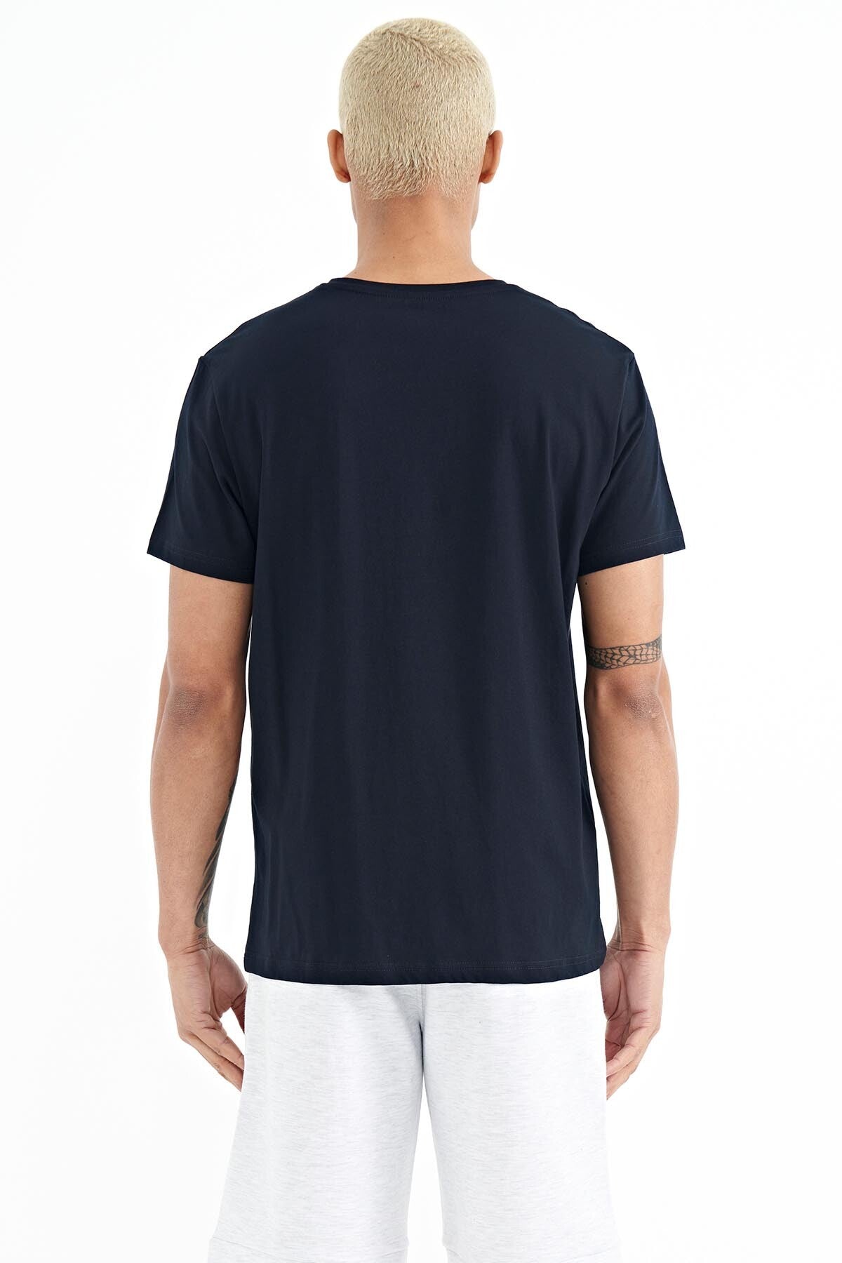 lukeo yaka erkek t-shirt - 88221 - Justyol