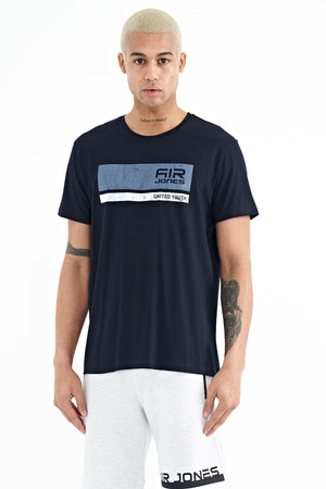 lukeo yaka erkek t-shirt - 88221 - Justyol
