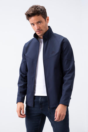 fermuarli dik yaka su ve rüzgar geçirmez softshell erkek mont - 88050 - Justyol