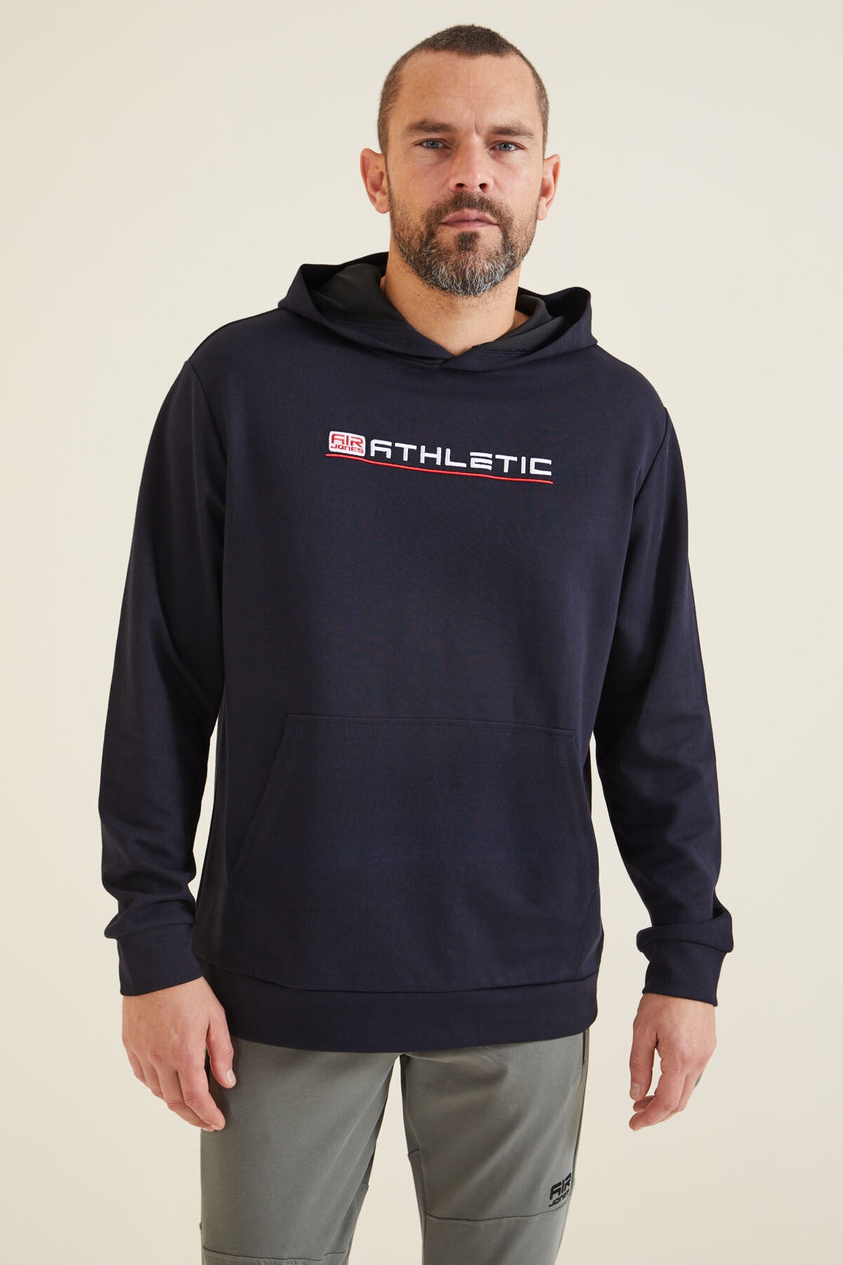 piercekapüşonlu erkek sweatshirt - 88132 - Justyol
