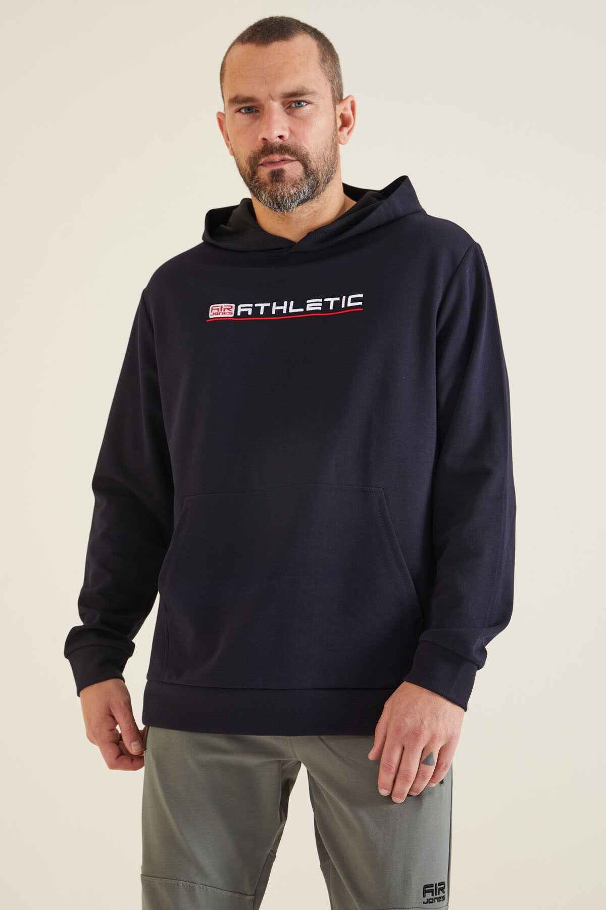 piercekapüşonlu erkek sweatshirt - 88132 - Justyol