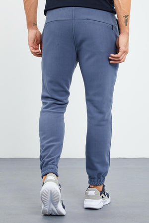 gizli fermuarli rahat form jogger polar erkek eşofman alt - 84866 - Justyol